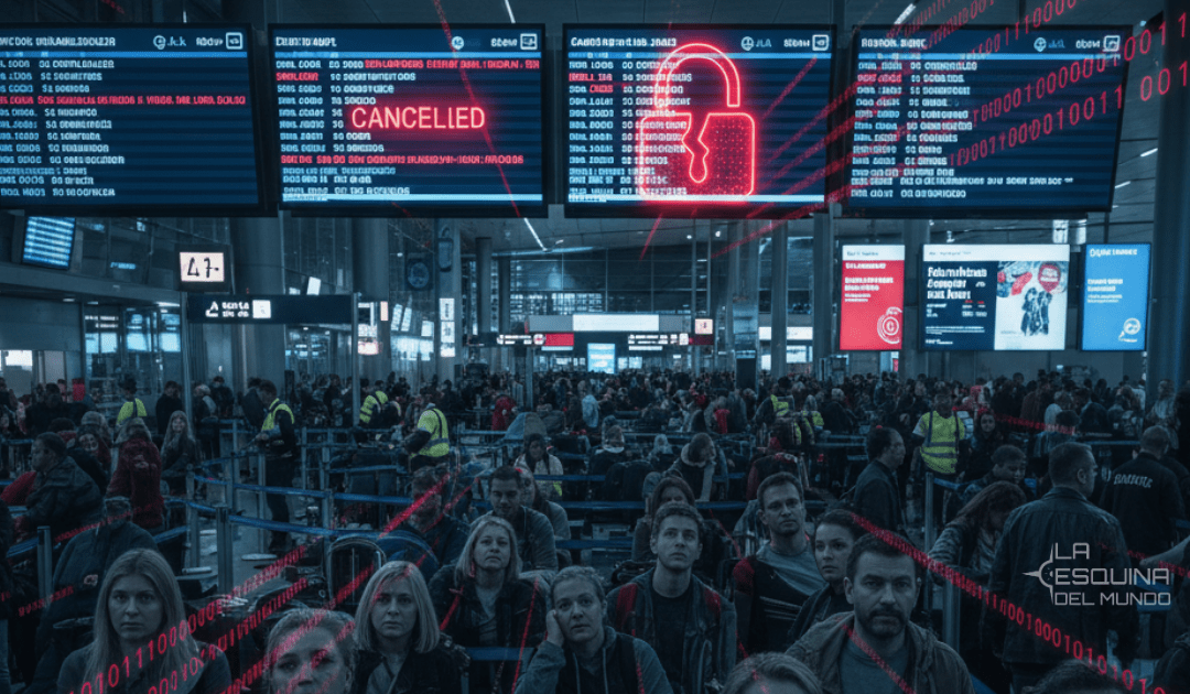Ataque ransomware a aeropuertos de Europa
